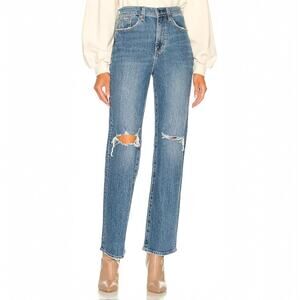 Pistola Cassie Super High Rise Straight Jeans Adore Destructed Distressed sz 25